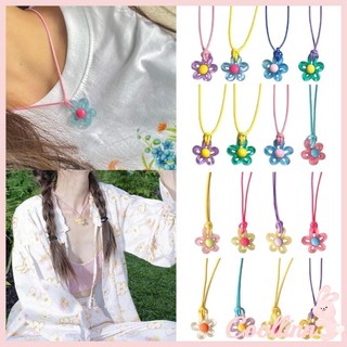 Vòng Cổ choker Da pu Mặt Hoa coo dopamine Rỗng Cho Nữ