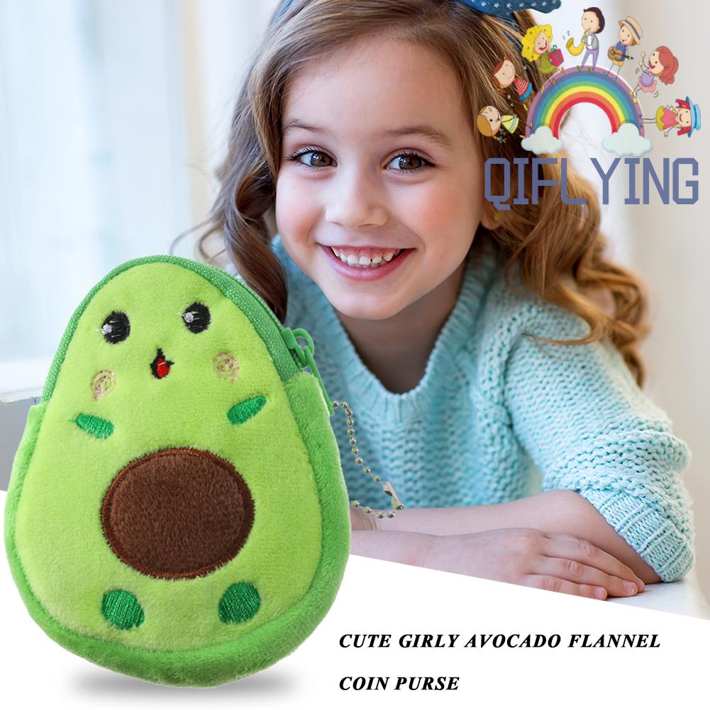 Ví Nhỏ Đựng Tiền Xu Hình Trái Bơ Thời Trang Cho Nữ