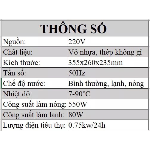 Cây Nước Nóng Lạnh Mini Để Bàn KAW, Làm Nóng Lạnh Nhanh, Thiết Kế Nhỏ Gọn Sử Dụng Tiện Lợi, Tiết Kiệm Điện