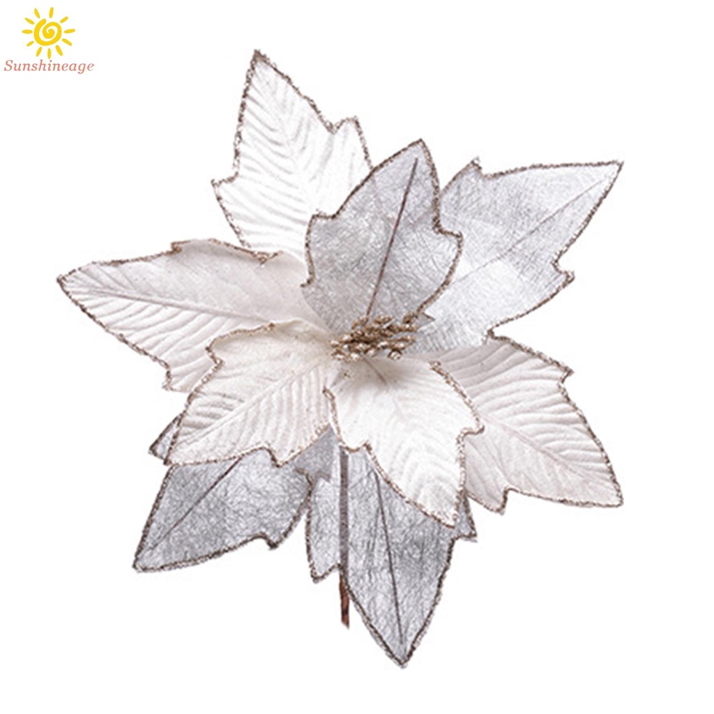 Hoa Treo Trang Trí Giáng Sinh Lấp Lánh 30cm Mới Và Chất Lượng Cao