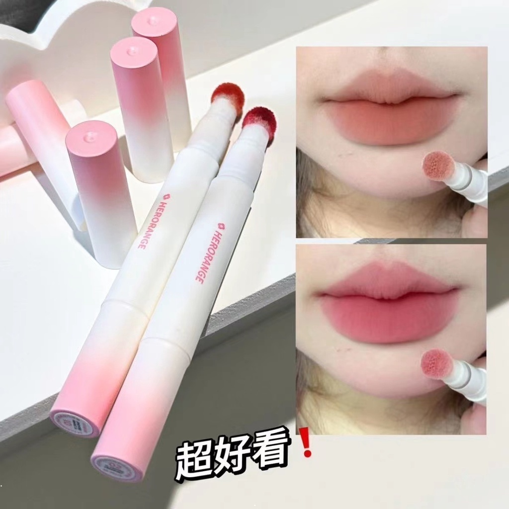 Son kem herorange air cushion Màu Lì Tự Nhiên Lâu Trôi Chống Thấm Nước Không Dễ Tẩy Trang