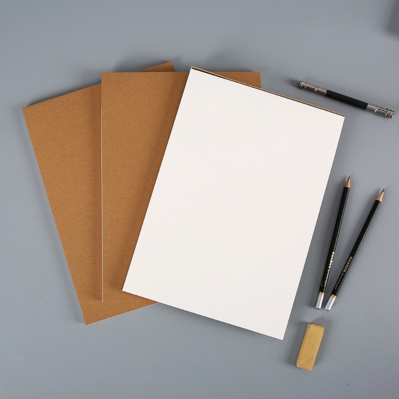 Sổ tay vẽ chì - Sketchbook - Giấy kem trơn 120gsm