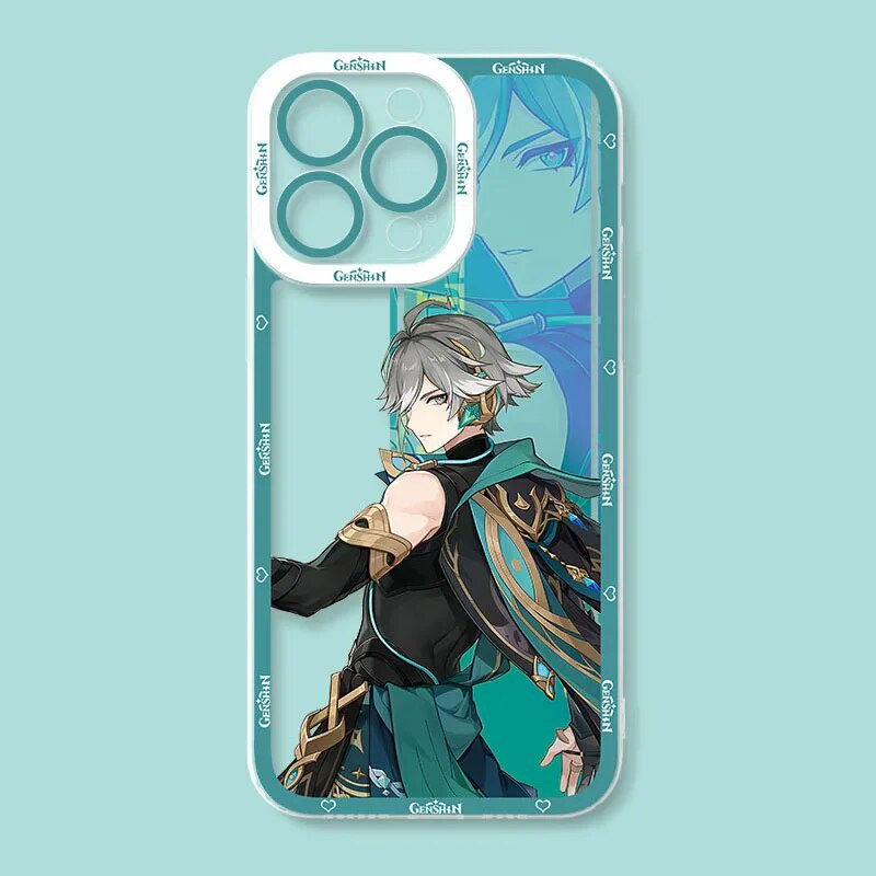 Ốp lưng iphone cạnh vuông Genshin Impact Alhaitham Cool Ngầu 8plus/x/xs/11/12/pro/max/plus/promax