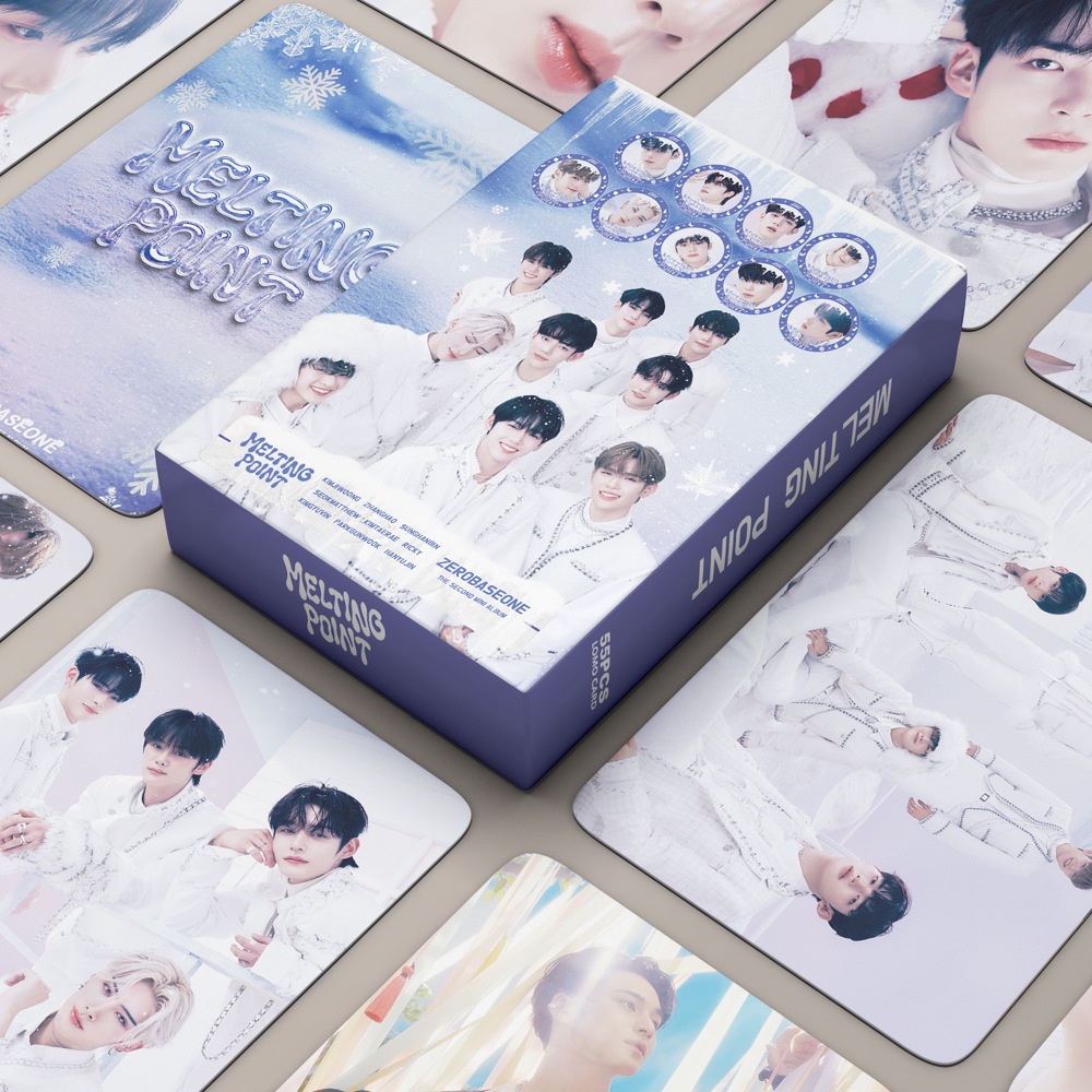 Bộ 55 Thẻ Hình Diễn Viên zb1 Phong Cách lomo 2023 zerobaseone Zhanhao sung Hanbin Seokricks jy