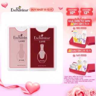 Nước hoa bỏ túi cao cấp EDT Enchanteur Luxe Rouge/D'or 18ml