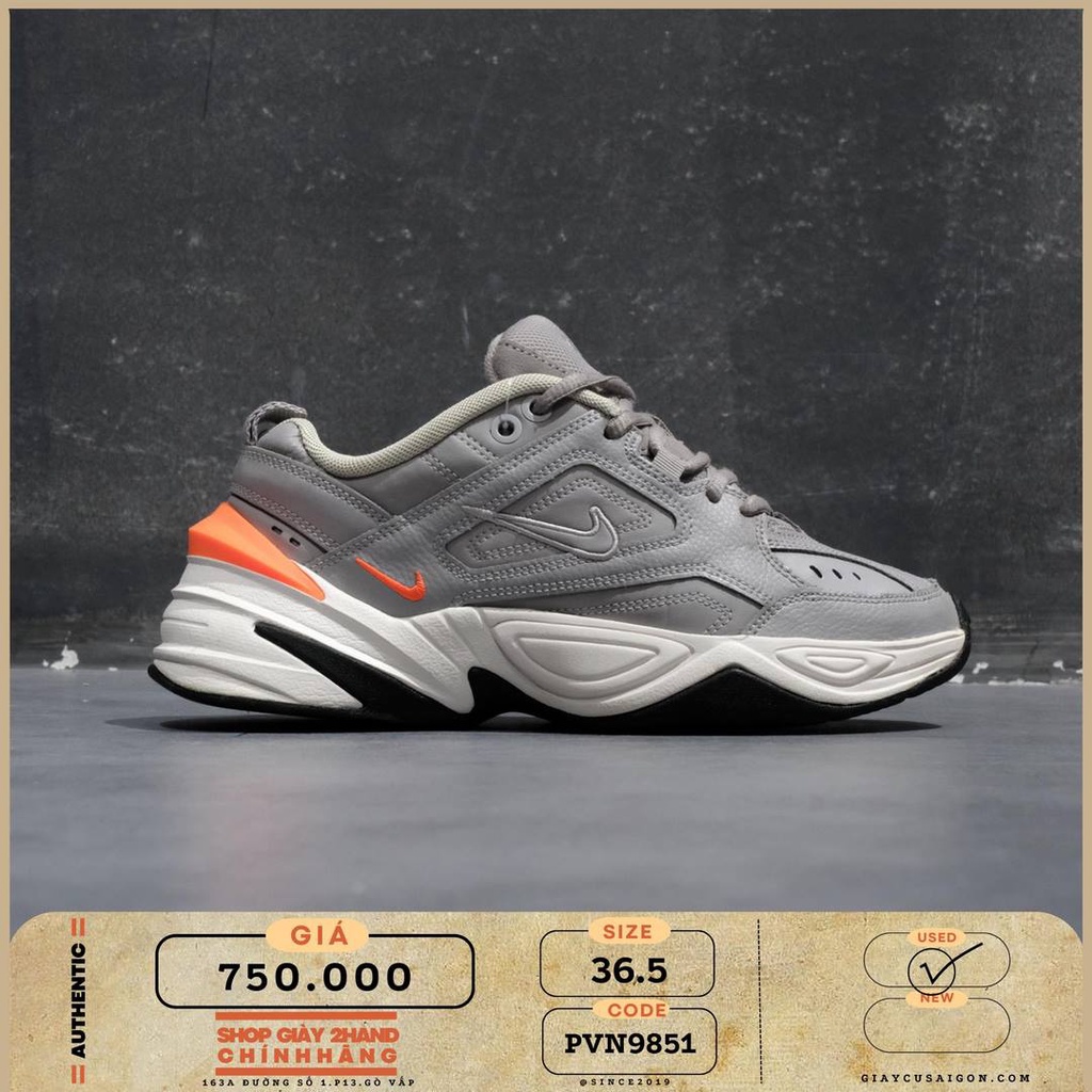 2hand Giày Nike M2K Tenko Atmosphere Grey AO3108-004 SIZE 36.5 PVN9851