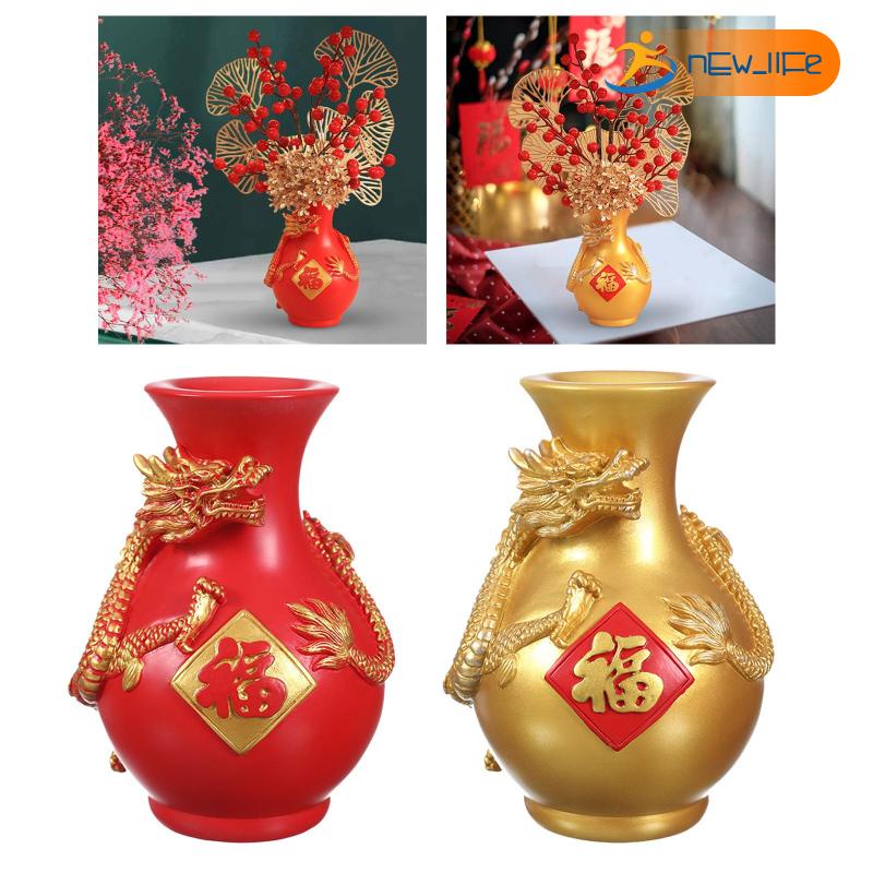 Bình Hoa Để Bàn Trang Trí Hình Rồng Độc Đáo