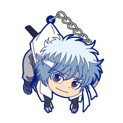 Móc khóa Gintama Shiroyasha Sakata Gintoki Shimura Kagura Toshiro 23 Phụ kiện trang trí túi xách Bal