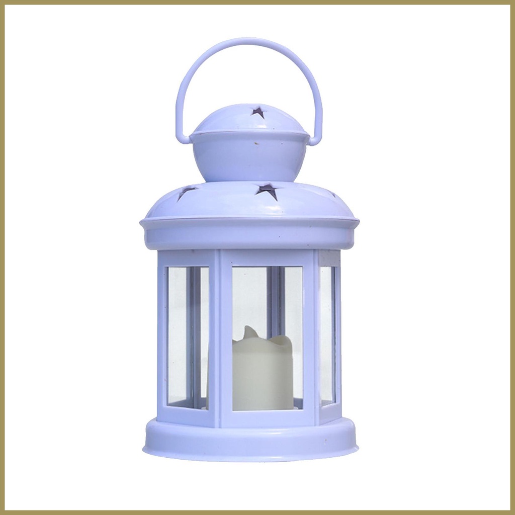 Mộc Mạc Đèn Lồng led Hình Nến paca3vn