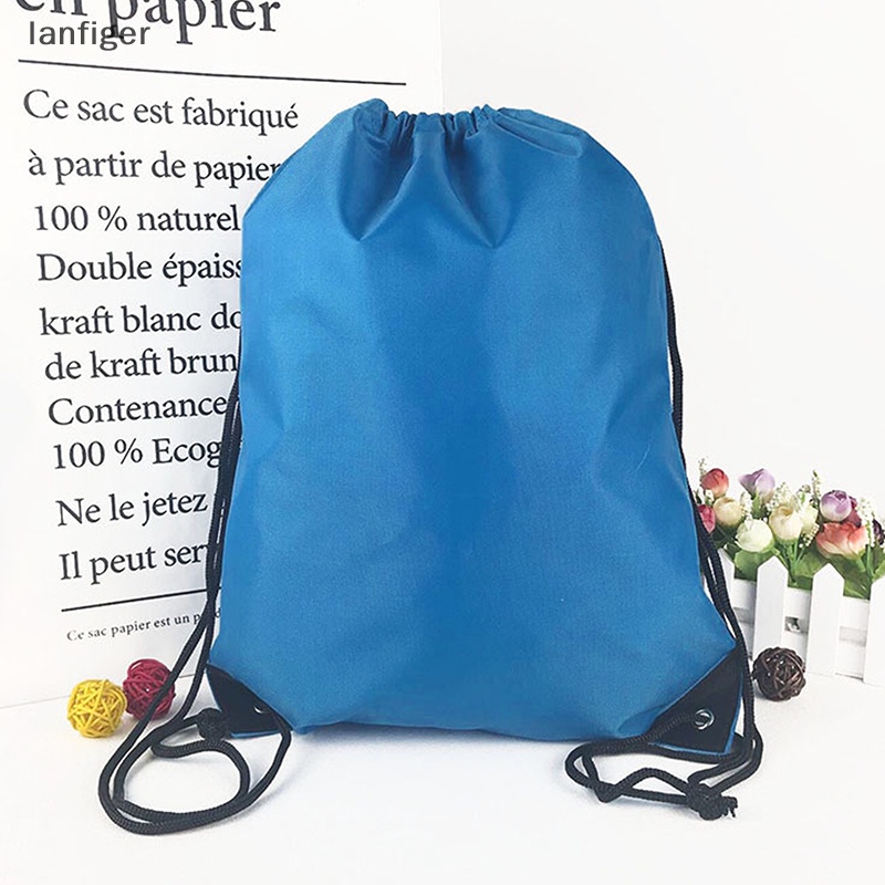 Lanf Ba Lô Dây Rút Thể Thao Chống Thấm Nước Có Thể Gấp Gọn Cho Nam Nữ