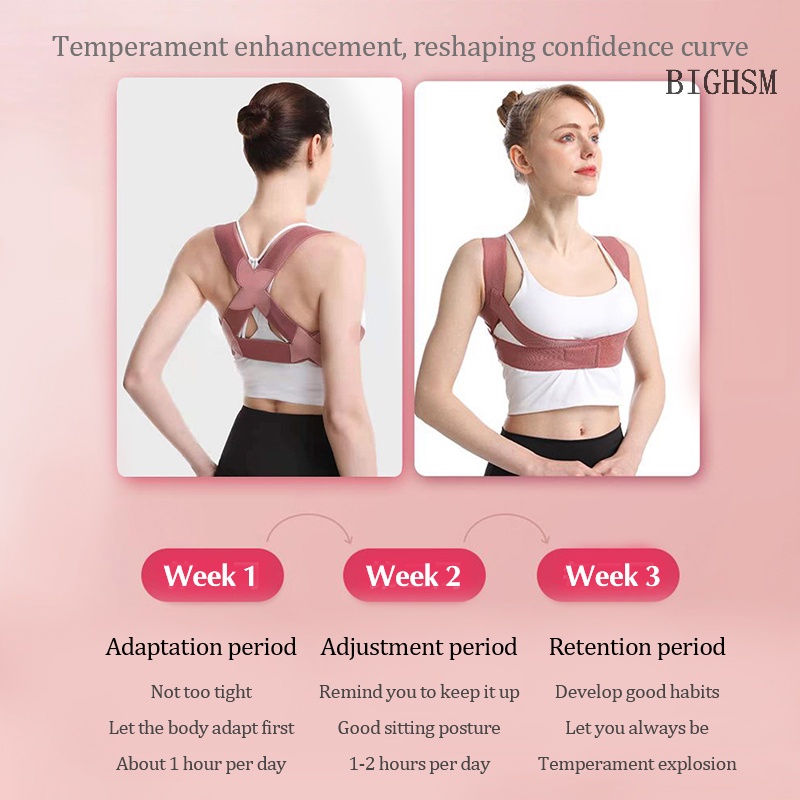 Bighsm Đai Chỉnh Sửa Tư Thế Lưng Vô Hình Dành Cho Nam Và Nữ skk