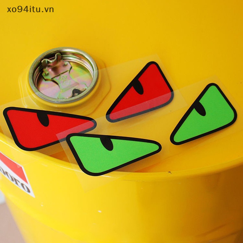 Xoitu Đề Can Phản Quang Hình Đôi Mắt Quỷ Trang Trí Xe Hơi / Mũ Bảo Hiểm / Xe Máy vn