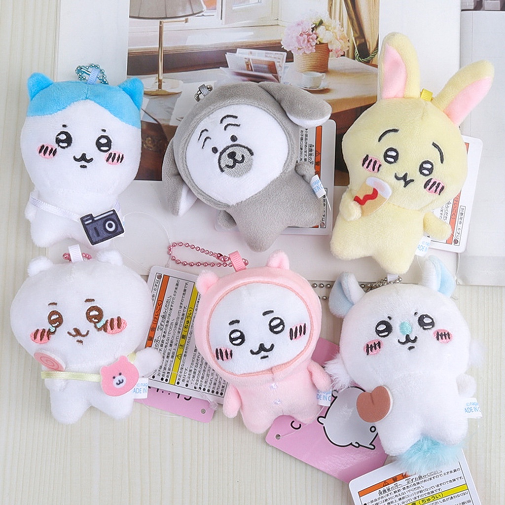 Búp bê nhồi bông hình nhân vật Chiikawa Usaki đang ngồi 10cm
