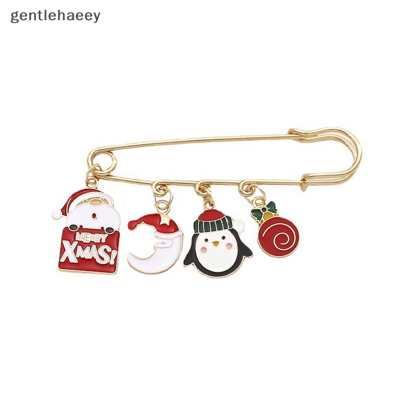 Gent Ghim Cài Áo Trang Trí Túi Xách Ôm Sát Hình Ông Già Noel Quà Tặng
