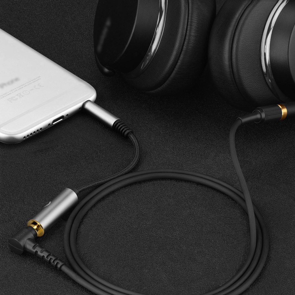 Giắc Cắm Chuyển Đổi Âm Thanh 3.5Mm  male Sang 4.4mm female 5 Lõi Bằng Hợp Kim Nhôm