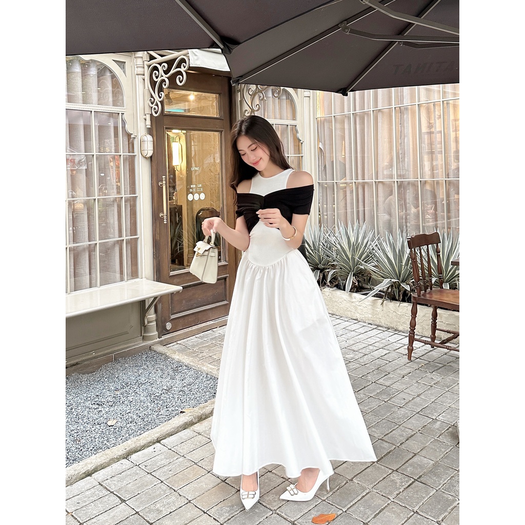 ĐẦM CHÉO NGỰC TÙNG KATE - OB05243