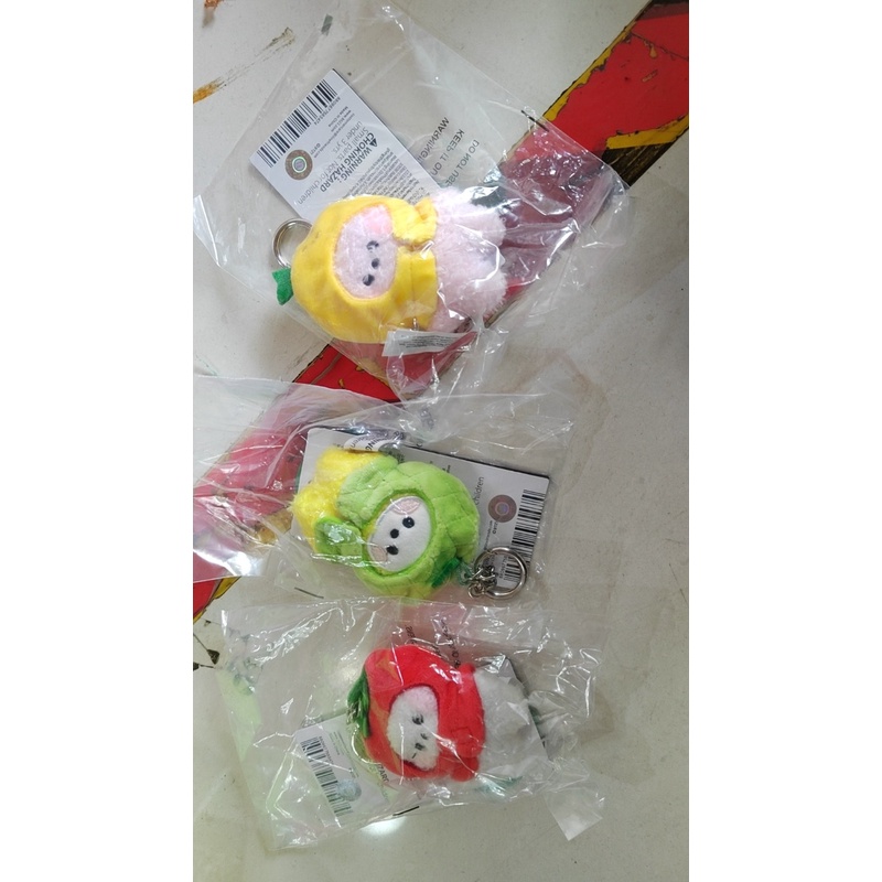 Móc Khóa Búp Bê Hoạt Hình kpop rj chimmy mini Dễ Thương bts