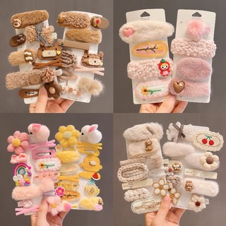 Set 10 Kẹp Tóc Nơ Dễ Thương Cho Bé Gái