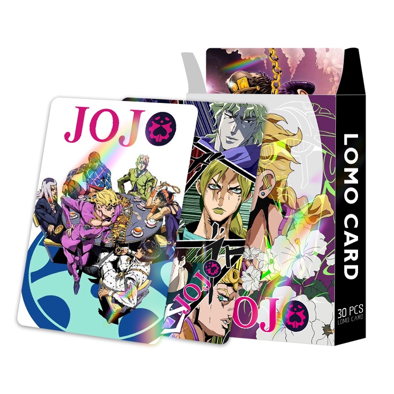 JOJO JoJo's Bizarre Adventure Laser Flash Lomo Card Photocard