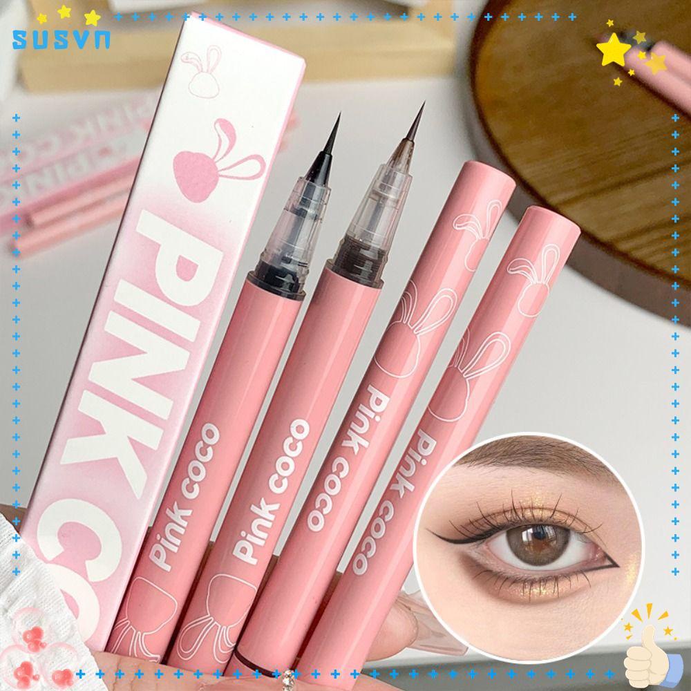 Susvn Bút Kẻ Mắt Dạng Lỏng Siêu Mịn Nhanh Khô Lâu Trôi Chống Thấm Nước Trang Điểm Cho Nữ