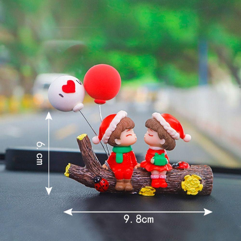 Yveta Kẹp Khuếch Tán Nước Hoa Để Bàn Trang Trí Nội Thất Xe Hơi Hình Cây Thông Noel Dễ Thương