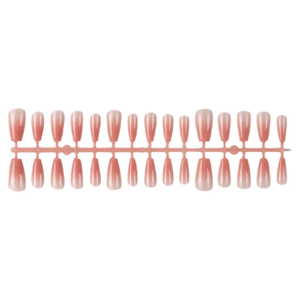 Móng Tay Giả Dạng Phẳng Màu gradient Tự Nhiên Phù Hợp Với Mọi Loại Móng Cong Lý Tưởng Cho Người Mua Hàng Đông Nam