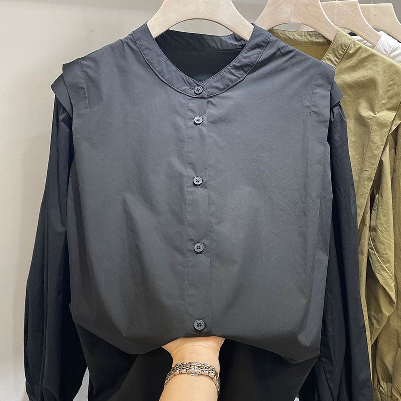 Áo Sơ Mi Tay Dài Cỡ Lớn Thời Trang Mùa Thu 2023 Cho Nữ 150kg