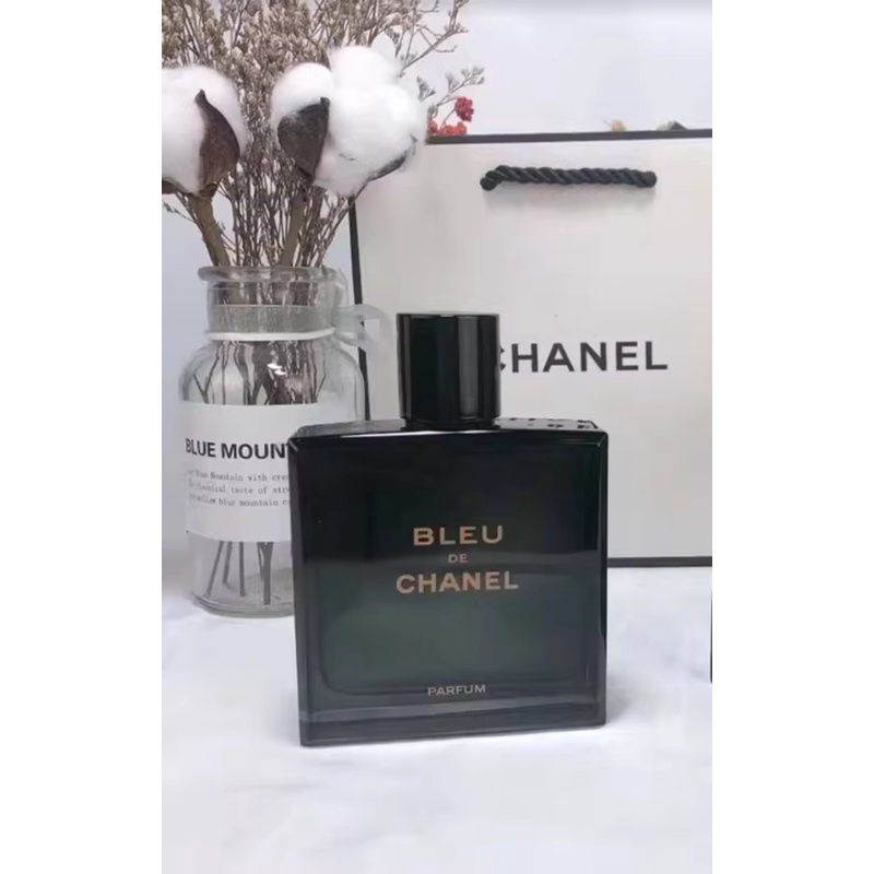 Chane Hộp Nước Hoa 100ml Bằng Gỗ Màu Xanh Dương Phiên Bản Giới Hạn Cho Nam Giới Hạn