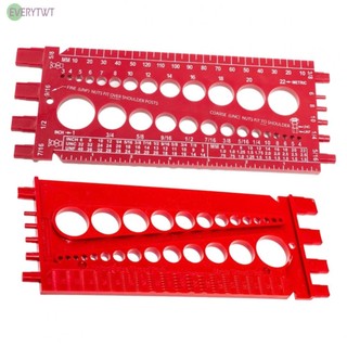 ✨✨✨Nut And Drill Bit Thread Screws Measuring Tool Metric Imperials Gauge Tester