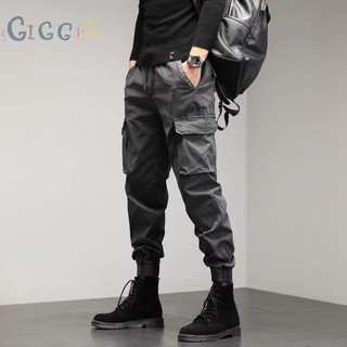 【GIGGLE】Cargo Pants Durable Loose Outdoor Slight Stretch With Multiple Pockets