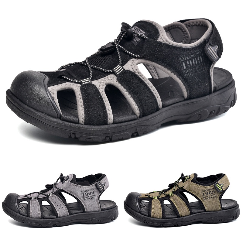 Giày Xăng Đan Đi Biển Kiểu Dáng Năng Động Cho Nam