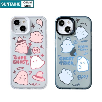 Suntaiho ốp lưng iphone hài hước Trong Suốt In Hình Họa Tiết Thiên Thần & và ác quỷ nhỏ Ốp Điện Thoại TPU Mềm chống bẩn Chống Sốc Cho iphone 15 14 12 13 11 pro max ip 7 8 plus iphon x xs xr xsmax