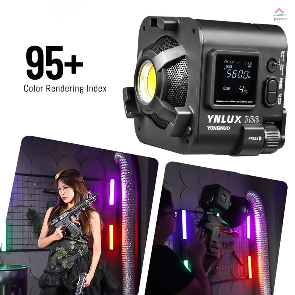 Yongnuo Đèn led Chụp Ảnh Studio ynlux100 100w 3200k-5600k 12 Bóng Chuyên Dụng