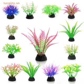Cây cảnh nhân tạo trang trí bể cá vn