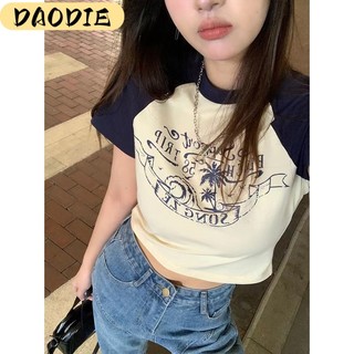 DAODIE áo croptop áo croptop nữ Thiết kế ít người cao eo slim hottie ngắn áo khoác 2023 NEW JL2508 