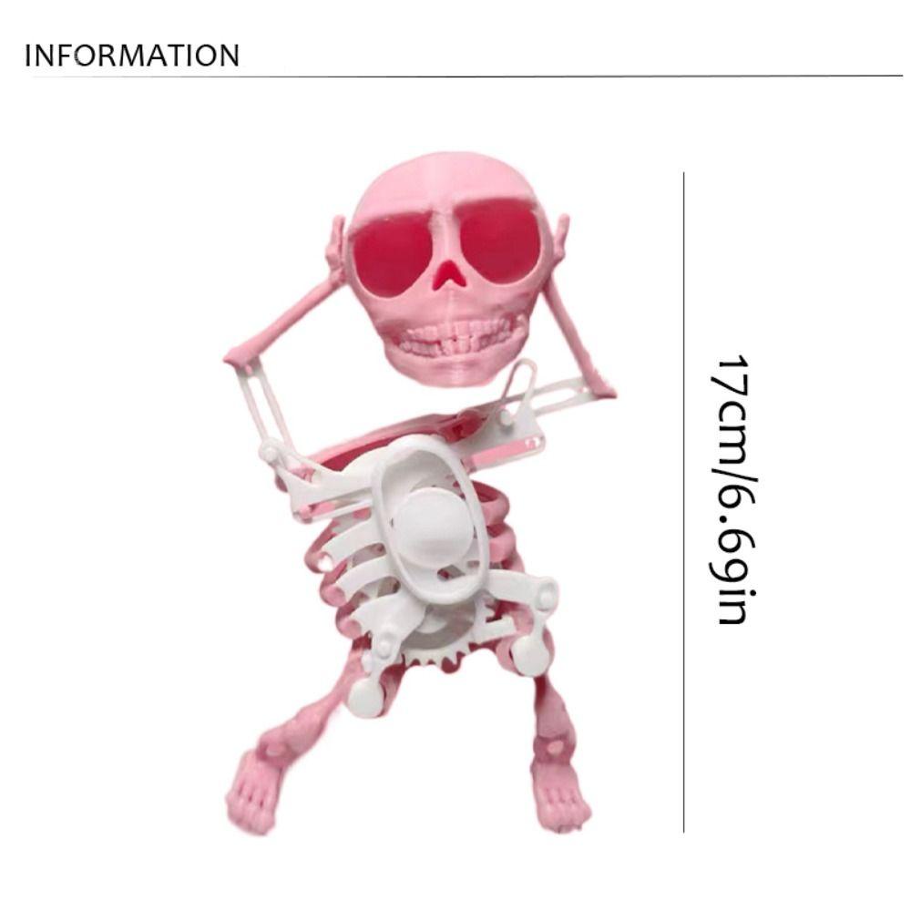 Mmluck Đồ Chơi Mô Hình Bộ Xương Nhảy Múa 3d Bằng Nhựa Vui Nhộn Sáng Tạo
