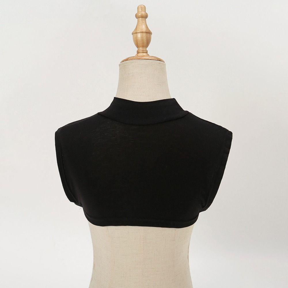 Bliss Khăn Choàng Cổ Giả modal Màu Trơn Giữ Ấm Mùa Đông Phong Cách Hàn Quốc Đơn Giản Cho Nữ