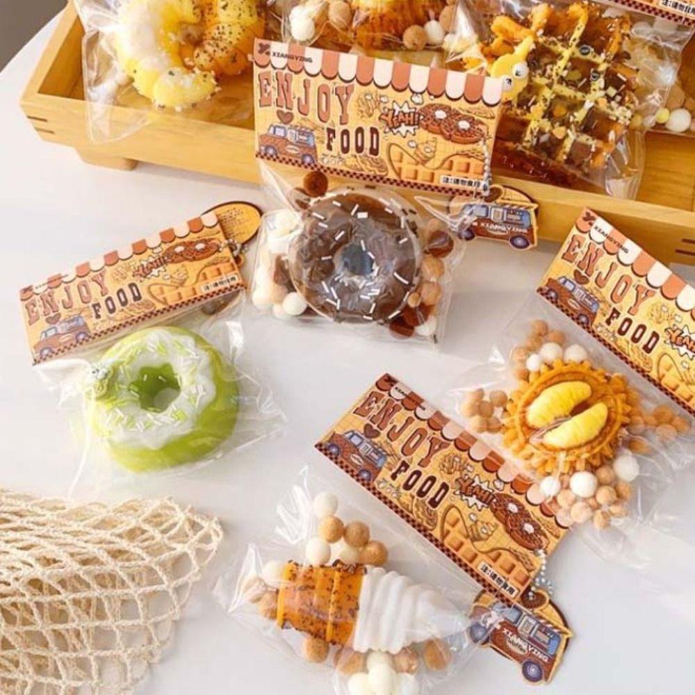 Daron1 Đồ Chơi Xốp Squishy Giảm Stress Hình Kem Ốc Quế Dễ Thương Cho Bé