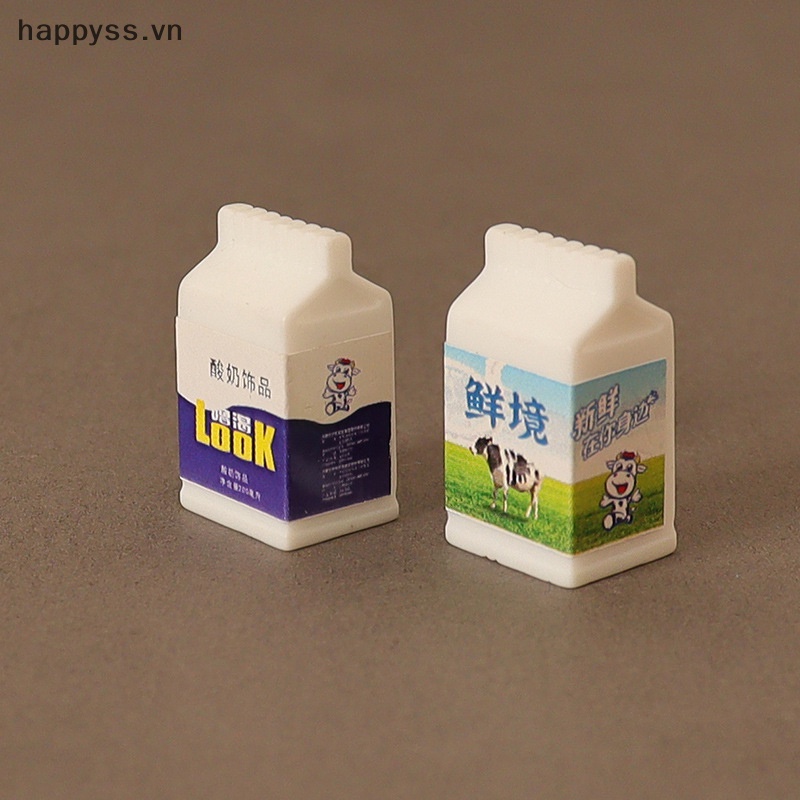 Set 5 Hộp Sữa Thu Nhỏ Trang Trí Nhà Búp Bê 1 / 12