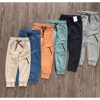 Quần nỉ Fox, Quần nỉ Fox 6 màu khóa gối BT size 4 - 18y cho bé trai