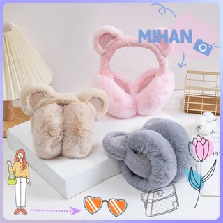 Chụp Tai Giữ Ấm Hình Tai Mèo Bằng Lông Nhung Mềm Mại Dễ Thương Xinh Xắn mihan1