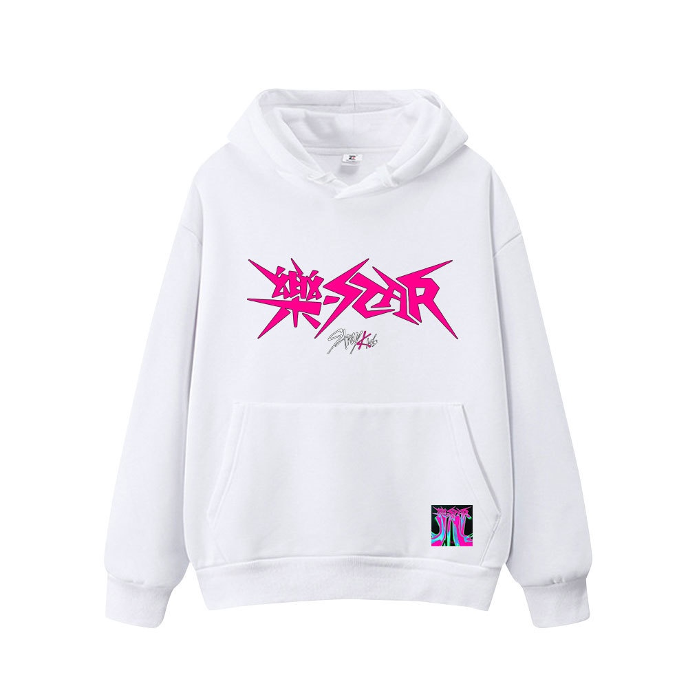 Áo hoodie Dáng Rộng kpop stray kids album rock-star Phong Cách Đường Phố harajuku Thời Trang Xuân Thu Cho Học Sinh