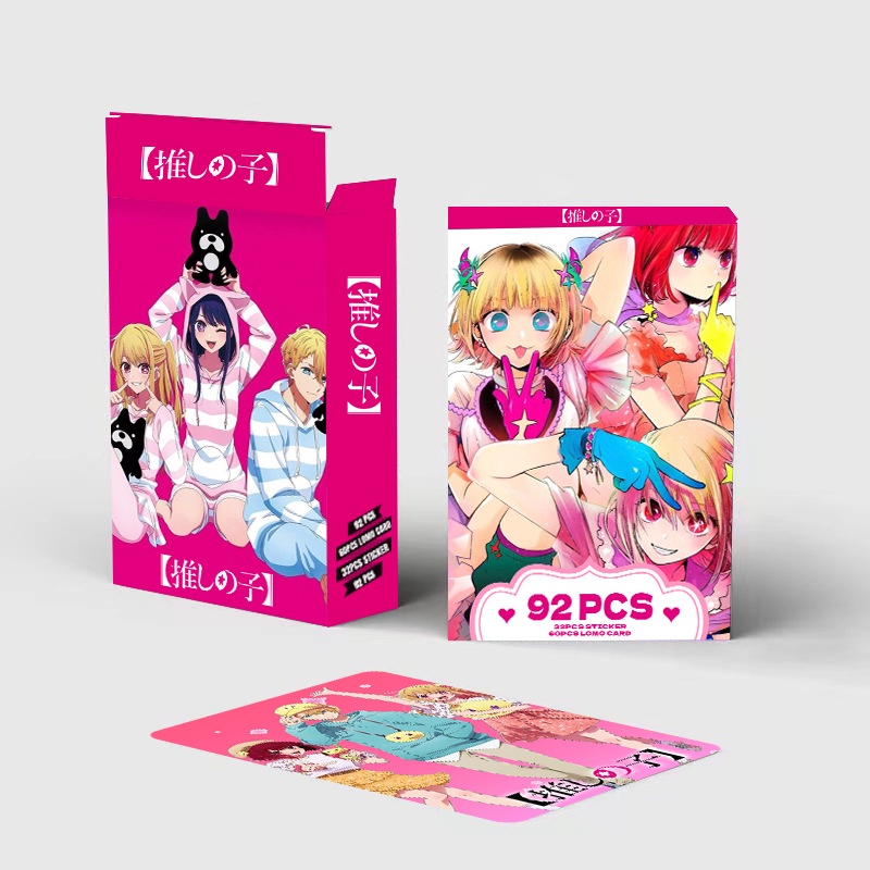 OSHI NO KO Photocard Lomo Card Postcard Stickers thẻ 60 chiếc + nhãn dán 32 chiếc