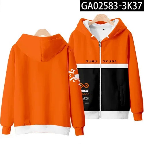 Áo Khoác hoodie Có Khóa Kéo In Hình game arknights 3d Thời Trang Đường Phố Cho Nam Và Nữ