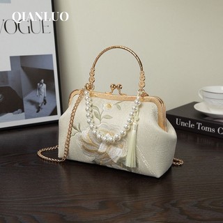 QIANLUO túi xách nữ túi đeo chéo 2023NEW Dành Cho Nữ Fashion phổ biến Vintage GDJ23B0WJC 48Z231127