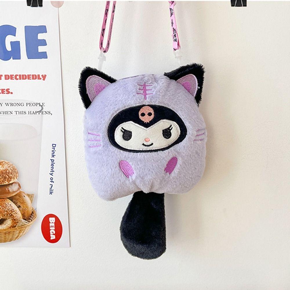 Ba Lô Đeo Vai Hình kuromi Nhồi Bông Cỡ Nhỏ Dễ Thương Cho Bé Trai