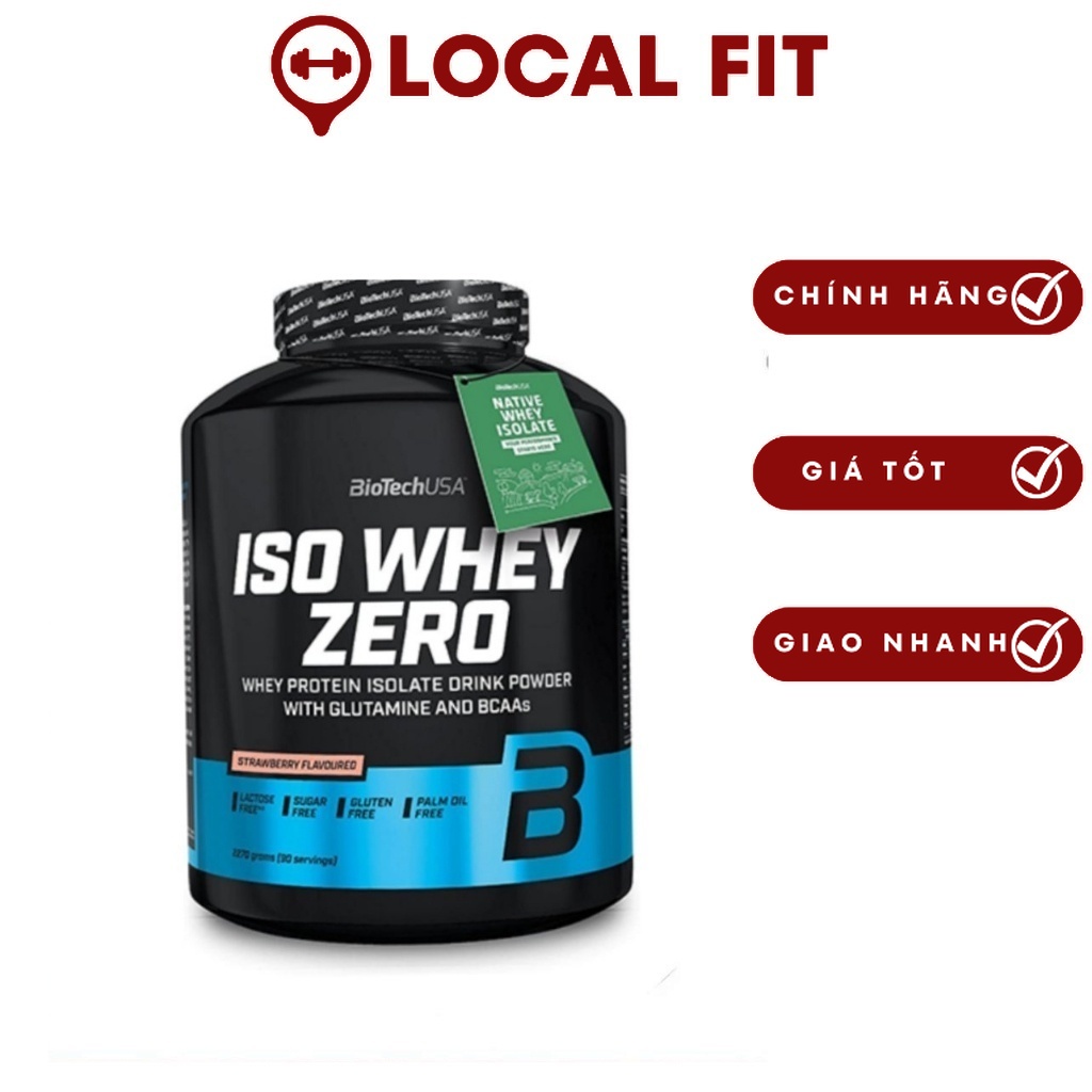 Sữa Tăng Cơ ISO WHEY ZERO BiotechUSA 2.27Kg TĂNG CƠ BẮP SIÊU NHANH