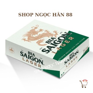  Thùng 24 Lon Bia Sài Gòn Lager  330ml lon  