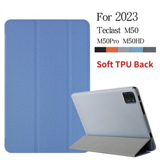 Ốp Bao Da Máy Tính Bảng pu tpu Mềm Có Giá Đỡ Cho teclast m50 pro 10.1 inch 2023 teclast m50hd m50 Ốp