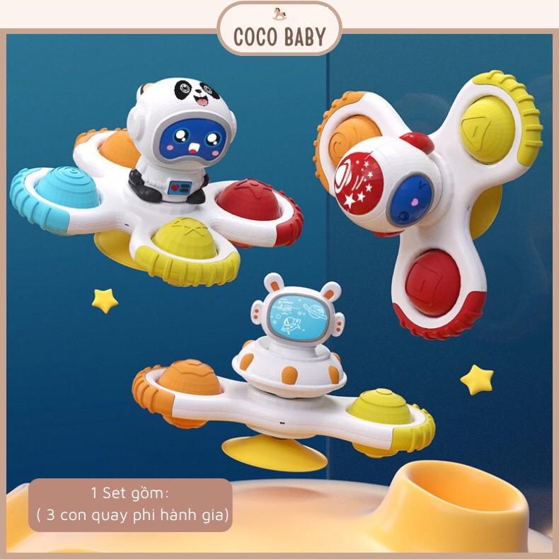Đồ chơi con quay spinner cao cấp dính tường chống nước cho bé Set 3 chiếc